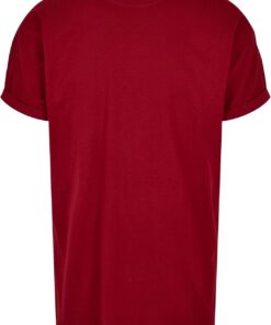 Urban Classics Camiseta Larga de Manga Vuelta Hombre Camiseta Blanco 100% algodón Regular