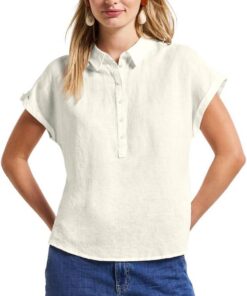 Street One A345397 Camisa de Mezcla de Lino Mujer (Pack de 1)