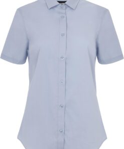 Velilla 405018S; Camisa manga corta stretch mujer; Color Negro; Talla 2XL