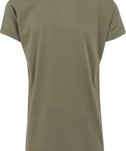 Urban Classics Camiseta Larga de Manga Vuelta Hombre Camiseta Blanco 100% algodón Regular