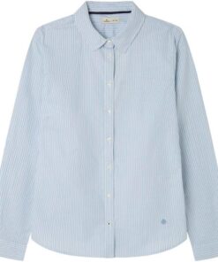 SPRINGFIELD Nueva Camisa De Estructura con Bordado De Árboles, Azul, 44