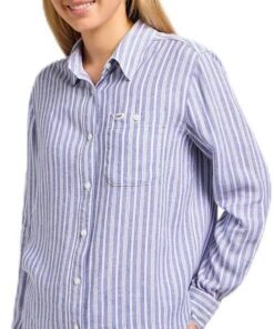 Lee Legendary - Camisa de Manga Larga Multiusos con Botones Camisa Abotonada Mujer (Pack de 1)