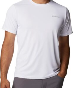 Columbia Hike Crew, Camiseta Técnica De Manga Corta para Hombre