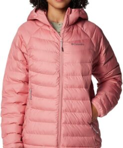 Columbia Powder Lite II Hooded Jacket, Chaqueta Acolchada Con Capucha para Mujer