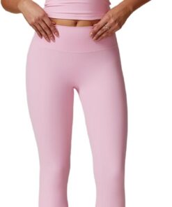 IMEKIS Conjunto de gimnasio de 2 piezas para mujer, traje de yoga, tirantes con tirantes en la parte posterior Soprt Crop Top y leggings de cintura alta, traje de deporte, verano, fitness
