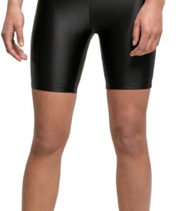 URBAN CLASSICS Leggings Cortos para Mujer, Elásticos, Cintura Alta, Efecto Metalizado, También Disponibles en Tallas Grandes, Tallas XS - 5XL
