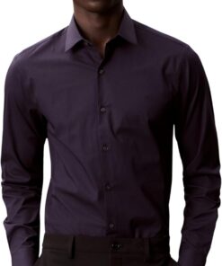 Calvin Klein Slim Esntl Poplin Nos Str SLD Lv019eu000 Camisas de Vestir Hombre