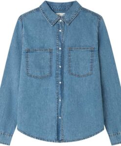SPRINGFIELD Basic Denim Shirt Shirt Mujer