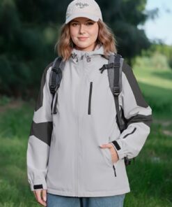 Chaquetas Softshell para mujer, impermeables, ligeras, cálidas, para senderismo, viajes, esquí, cortavientos