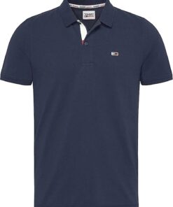 Tommy Jeans Polo de Manga Corta Hombre Slim Fit