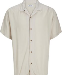 Jack & Jones Jjejeff Solid Resort Camiseta S/S Sn Camisa de Manga Corta Hombre (Pack de 1)