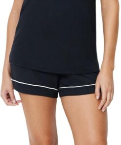 Amazon Essentials Mujer Conjunto de Pijama de Mezcla de Modal, Camisola con Pantalones Cortos