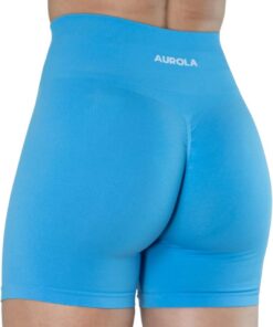 AUROLA Aurola Pantalones Cortos de Entrenamiento para Mujer - Pantalones Cortos de Yoga Mujer
