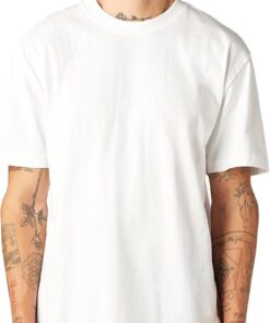 Dickies Camiseta Pesada de Manga Corta con Cuello Redondo Grande Y Alto Camiseta Hombre (Pack de 1)