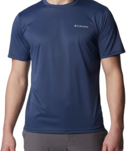 Columbia Hike Crew, Camiseta Técnica De Manga Corta para Hombre