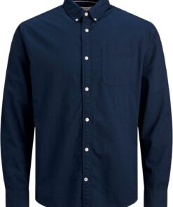 Jack & Jones Jjeoxford Shirt L/S S21 Noos, Camisa Hombre