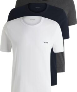 Boss Tshirt RN 3p Classic 10243514 01 Camiseta Hombre (Pack de 3)