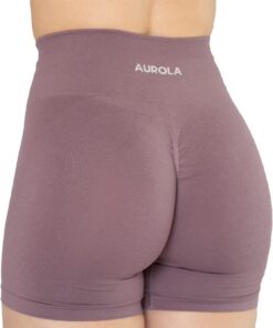 AUROLA Aurola Pantalones Cortos de Entrenamiento para Mujer - Pantalones Cortos de Yoga Mujer