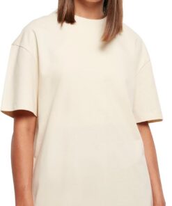 Urban Classics Ladies Oversized Boyfriend Mujer Camiseta Negro 100% algodón Más Grande