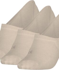 Calvin Klein Footie Medium Cut Footie Mujer (Pack de 3)