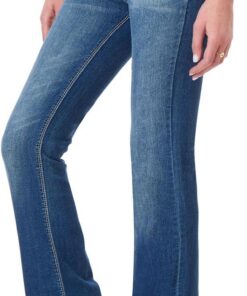Wallflower Luscious - Jeans Elásticos de Tiro Medio con Corte de Bota (Estándar Y Grande) - Jeans Mujer