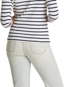 Tommy Hilfiger Camiseta de manga larga Mujer New Cody Slim cuello barco