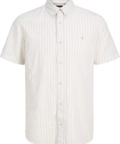 Jack & Jones Jprblusummer Lin. Bl. Shield SS Shirt Sn para Hombre