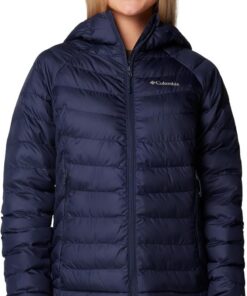 Columbia Powder Lite II Hooded Jacket, Chaqueta Acolchada Con Capucha para Mujer