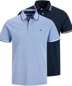 Jack & Jones Jjepaulos Polo SS 2pk MP Noos Jjepaulos Polo SS 2Pk MP Noos Hombre (Pack de 2)
