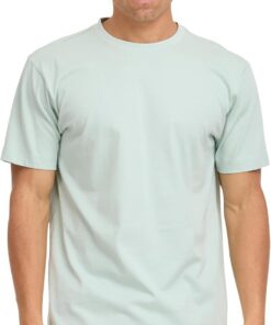 URBAN CLASSICS Camiseta básica de manga corta, cuello redondo normal, de algodón grueso, largo normal, ajuste holgado, de hombre, moderna, en distintos colores, tallas XS - 5XL