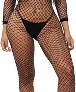 Buitifo Body de malla para mujer,lencería para mujer | talla grande,sin entrepierna,sexy,ropa de dormir suave,Elásticas,Curvy Bodis,lingerie mujer conjunto,Una Pieza