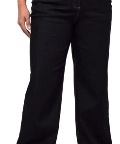 Ulla Popken Camisa básica, Tapeta de Botones, Regular, Manga Larga 700603