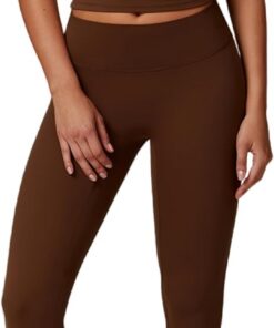 IMEKIS Conjunto de gimnasio de 2 piezas para mujer, traje de yoga, tirantes con tirantes en la parte posterior Soprt Crop Top y leggings de cintura alta, traje de deporte, verano, fitness
