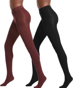 No Nonsense Medias de Control Superopacas Mallas Mujer (Pack de 2)