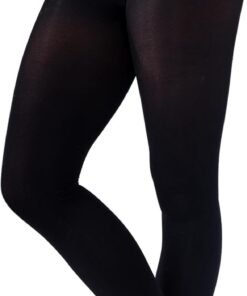Medias de baile sin pies en tela de alto rendimiento de 70 denier, color negro y marrón opaco, mallas sin pies para niñas y mujeres