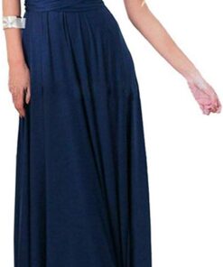 Mujeres Falda Larga de Cóctel Vestido de Noche Dama de Honor Elegante Sin Respaldo Casual Sexy Cuello en V Ropa de Fiesta Verano Sin Mangas S-XL