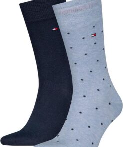 Tommy Hilfiger Dot Calcetines clásicos Hombre (Pack de 2)