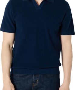 Amazon Essentials Hombre Polo de Punto de Manga Corta y Corte Recto