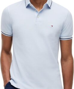 Tommy Hilfiger Polo de Manga Corta Hombre Tipped Seasonal Slim Fit