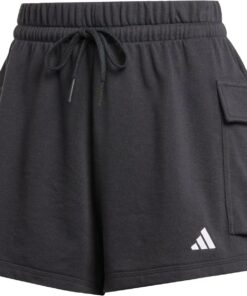 adidas Women's Pantalón Corto Essentials Small Logo French Terry Cargo