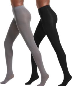 No Nonsense Medias de Control Superopacas Mallas Mujer (Pack de 2)