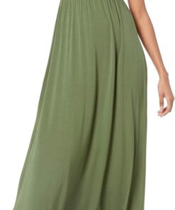Amazon Essentials Vestido Entallado Largo (Talla Grande Disponible) Mujer