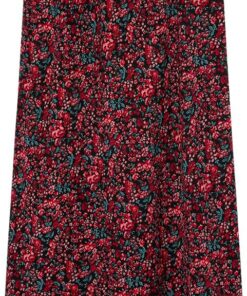 Springfield Falda Midi Estampada con Elástico Interior Falda Midi Estampada Mujer (Pack de 1)