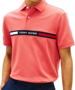 Tommy Hilfiger Polo de Manga Corta Hombre Chest Insert Regular Fit