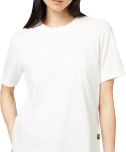 G-Star Text Gr R T Wmn Camiseta Mujer (Pack de 1)