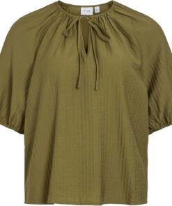 Vila Viclo 2/4 V-Neck Top - Noos Viclo 2/4 V-Neck Top - Noos Mujer (Pack de 1)