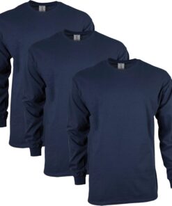 Gildan Camiseta de Manga Larga, de Ultra Cotton, Estilo G2400, Camiseta para Hombre