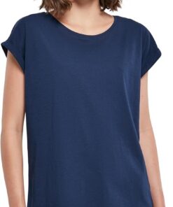 Build Your Brand Ladies Extended Shoulder tee Camiseta Mujer (Pack de 1)
