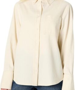 Amazon Essentials Camisa Vaquera con Botones Extragrande Mujer