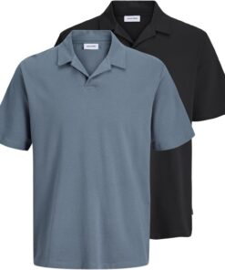 JACK & JONES Jjdevin Daytona Struc Res Polo 2pk MP Jjdevin Daytona Struc Res Polo 2Pk MP Hombre (Pack de 2)